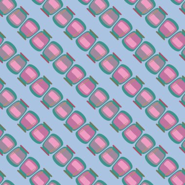 simetrik soyut desen, vektör çizim oluşturma 