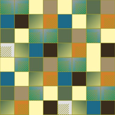 soyut geometrik renkli seamless modeli. vektör çizim