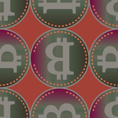 bitcoins parlak parlak pahalı sikkeleri ile Seamless modeli 