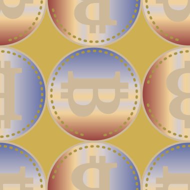 bitcoins parlak parlak pahalı sikkeleri ile Seamless modeli 