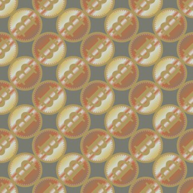 bitcoins parlak parlak pahalı sikkeleri ile Seamless modeli 