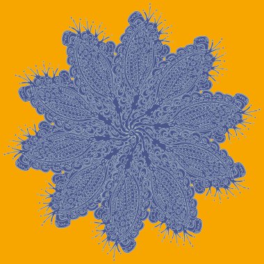 Stil zentangle yeni simetrik mandala doodle ile sanat esin kaynağı oldu. Duvar kağıdı, desen dolgularını, web sayfaları, yüzey dokuları için dekoratif nesne-ebilmek var olmak kullanılmış.