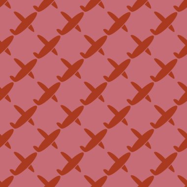 Uçak, vektör çizim seamless modeli