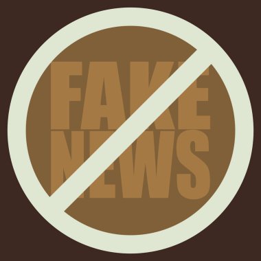 Logo sahte haberlerle kavramsal seamless modeli. İnsanlığın küresel sorunlar. Vektör çizim