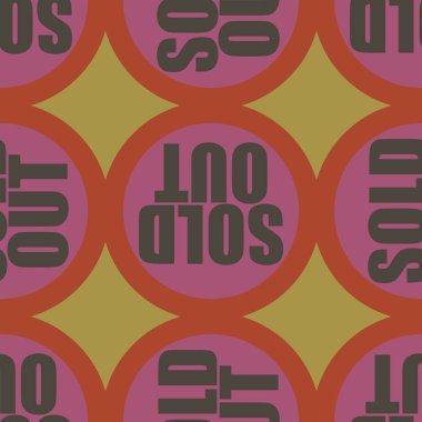 Dikişsiz desen, vektör çizim sattı