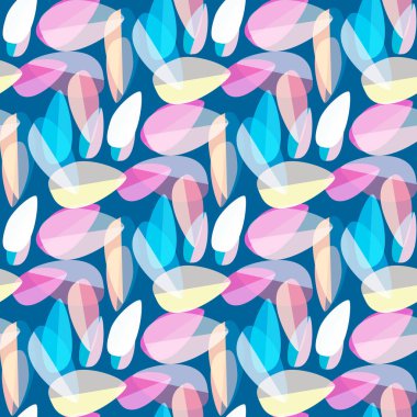 Parlak arka plan, Dikişsiz desen çok renkli yapraklarda