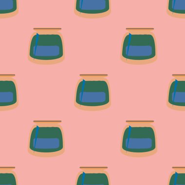 Zentangle arka plan çok renkli kaos seamless modeli örgü