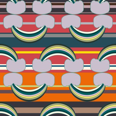 Gökkuşağı seamless modeli. Gökkuşağı Dizayn Tekstil, iç tasarım, keten, vb için. Şirin soyut çocuklar arka plan.