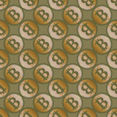 bitcoins parlak parlak pahalı sikkeleri ile Seamless modeli 