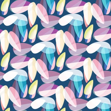 Parlak arka plan, Dikişsiz desen çok renkli yapraklarda