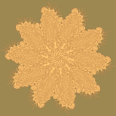 Stil zentangle yeni simetrik mandala doodle ile sanat esin kaynağı oldu. Duvar kağıdı, desen dolgularını, web sayfaları, yüzey dokuları için dekoratif nesne-ebilmek var olmak kullanılmış.