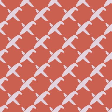 Uçak, vektör çizim seamless modeli