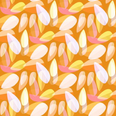 Parlak arka plan, Dikişsiz desen çok renkli yapraklarda