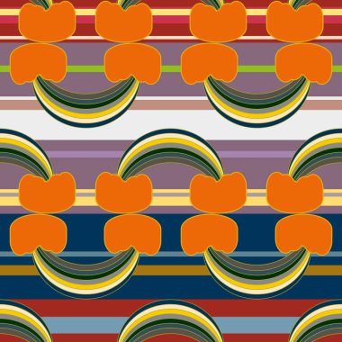 Gökkuşağı seamless modeli. Gökkuşağı Dizayn Tekstil, iç tasarım, keten, vb için. Şirin soyut çocuklar arka plan.