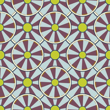 soyut geometrik renk desenli vektör çizimi