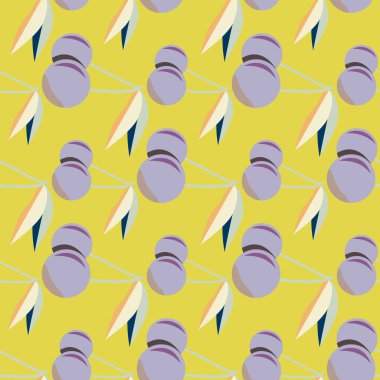 Kiraz için arka plan ile renkli seamless modeli. 