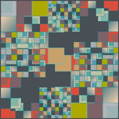 soyut geometrik renksiz desen