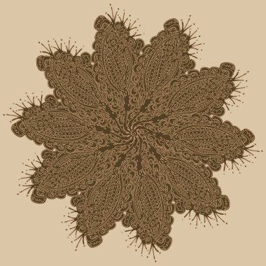 Stil zentangle yeni simetrik mandala doodle ile sanat esin kaynağı oldu. Duvar kağıdı, desen dolgularını, web sayfaları, yüzey dokuları için dekoratif nesne-ebilmek var olmak kullanılmış.