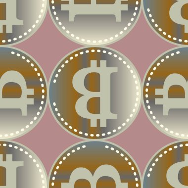 bitcoins parlak parlak pahalı sikkeleri ile Seamless modeli 