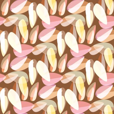 Parlak arka plan, Dikişsiz desen çok renkli yapraklarda