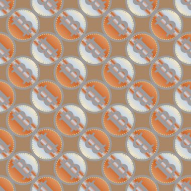 bitcoins parlak parlak pahalı sikkeleri ile Seamless modeli 