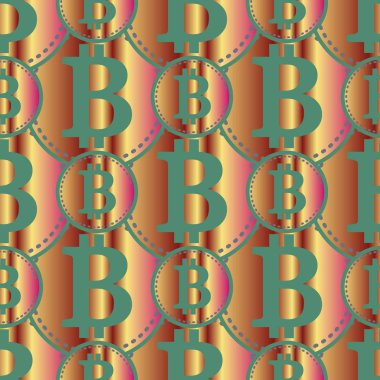 bitcoins parlak parlak pahalı sikkeleri ile Seamless modeli 