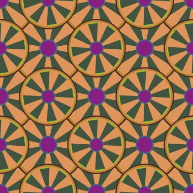 soyut geometrik renk desenli vektör çizimi