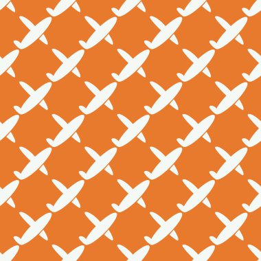 Uçak, vektör çizim seamless modeli