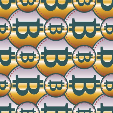 bitcoins parlak parlak pahalı sikkeleri ile Seamless modeli 