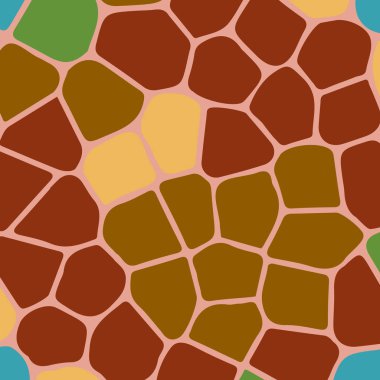 soyut renkli mozaik seamless modeli