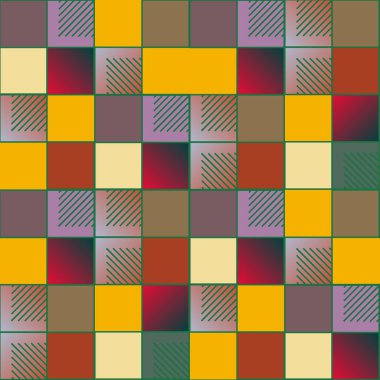 soyut geometrik renkli seamless modeli. vektör çizim