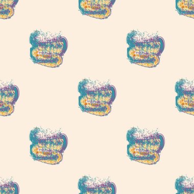 Suluboya soyut lekesi seamless modeli