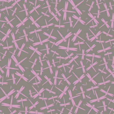 Dekoratif renkli seamless modeli ile şirin yusufçuk