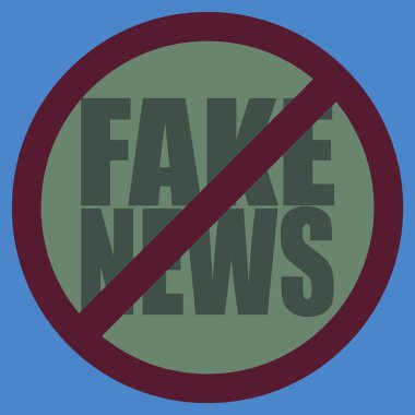 Logo sahte haberlerle kavramsal seamless modeli. İnsanlığın küresel sorunlar. Vektör çizim