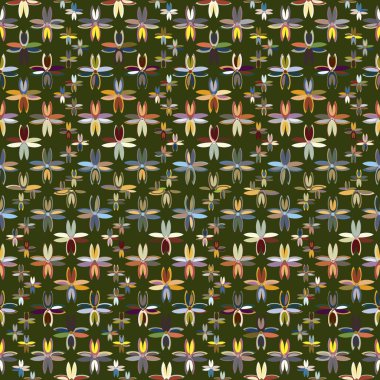 Soyut renkli geometrik seamless modeli