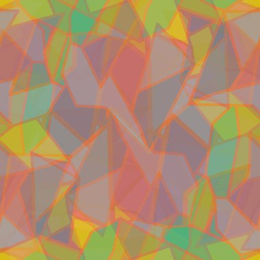 soyut geometrik renkli Dikişsiz desen vektör çizim