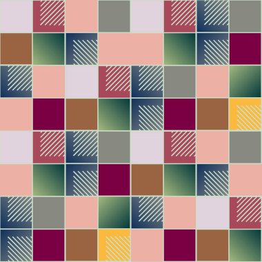 soyut geometrik renkli seamless modeli. vektör çizim