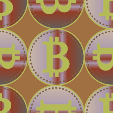 bitcoins parlak parlak pahalı sikkeleri ile Seamless modeli 