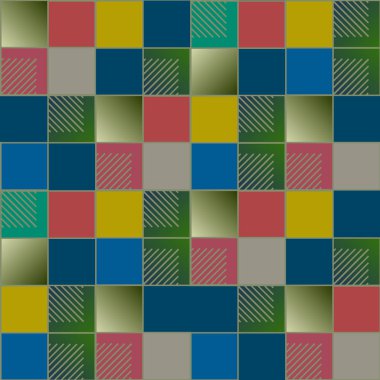 soyut geometrik renkli seamless modeli. vektör çizim