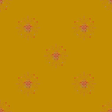 Renkli vintage seamless modeli, vektör çizim 