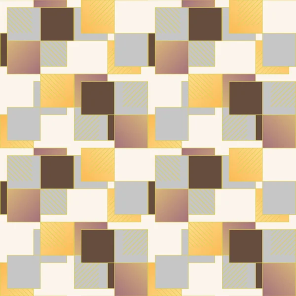 抽象的な幾何学色のシームレスなパターン — ストックベクタ