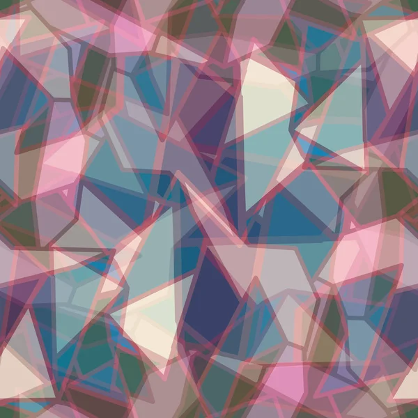 Vectorillustratie Van Abstracte Geometrische Kleurrijke Naadloze Patroon — Stockvector
