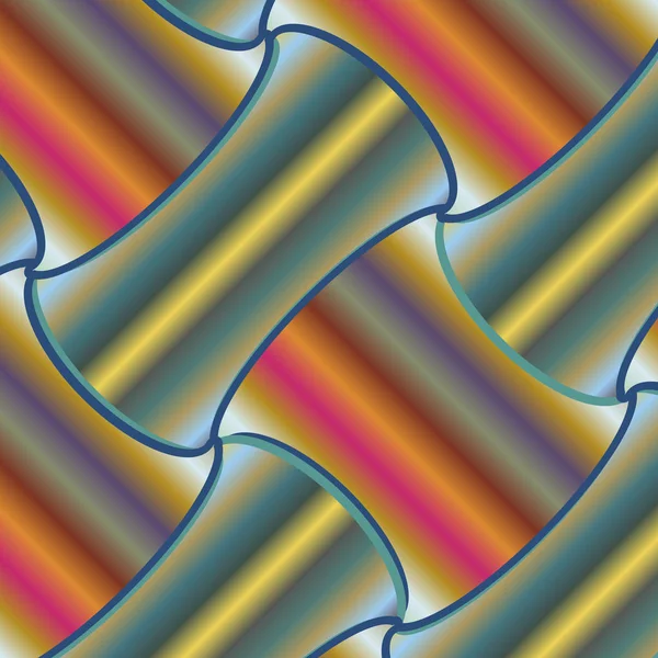 Abstraktes Geometrisches Buntes Muster — Stockvektor