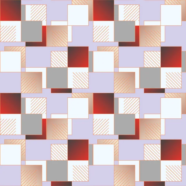 Абстрактний Геометричний Барвистий Безшовний Візерунок — стоковий вектор