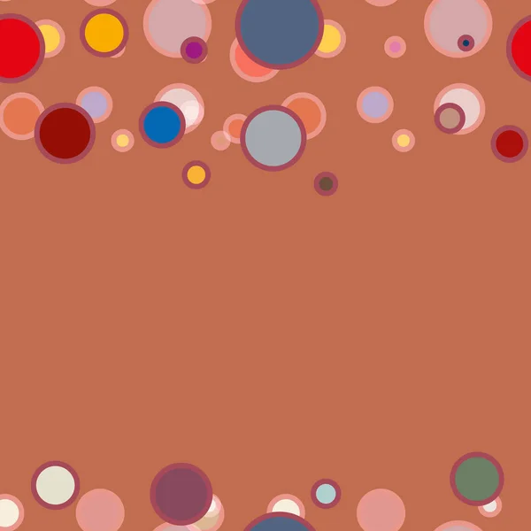 Fondo Abstracto Sin Costuras Con Círculos — Vector de stock