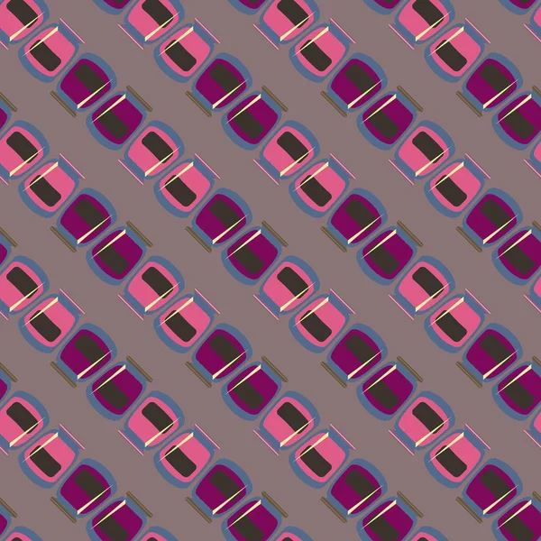 simetrik soyut desen, vektör çizim oluşturma 