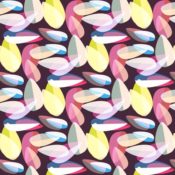 Parlak arka plan, Dikişsiz desen çok renkli yapraklarda