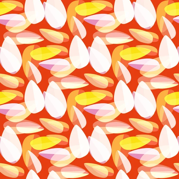 Feuilles Multicolores Sur Fond Lumineux Motif Sans Couture — Image vectorielle
