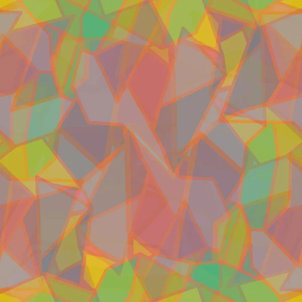 Vectorillustratie Van Abstracte Geometrische Kleurrijke Naadloze Patroon — Stockvector