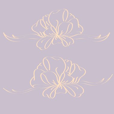 Yay ve şerit vektör karikatür çizimi